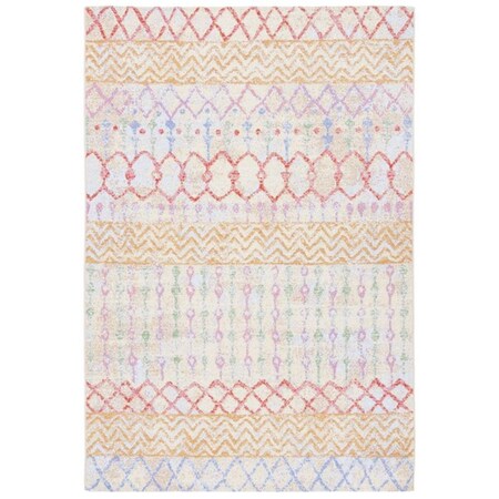 Safavieh 8 ft. x 10 ft. 5 in. Summer Bohemian & Global Rectangle Power Loomed Rug - Gold & Blue SMR497D-8
